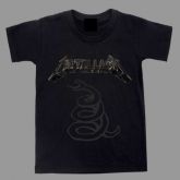 Camiseta Infantil Metallica Black Album