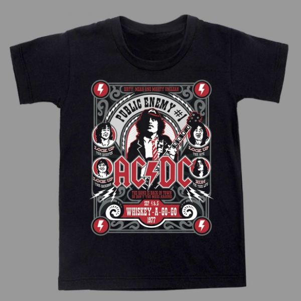 Camiseta AC/DC Whiskey A Go Go - Infantil