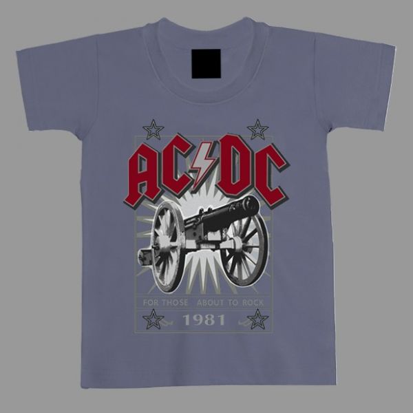Camiseta Infantil AC/DC - For Those About To Rock